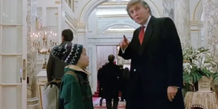 Former President Donald Trump made a cameo appearance in the 11992 film "Home Alone 2." One recent report claimed that Trump "bullied" his way into the movie, but Trump took to Truth Social on Wednesday to deny that claim.