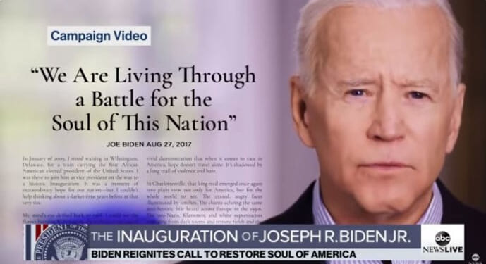 No such thing as a restored American ‘soul’ under senile Joe Biden