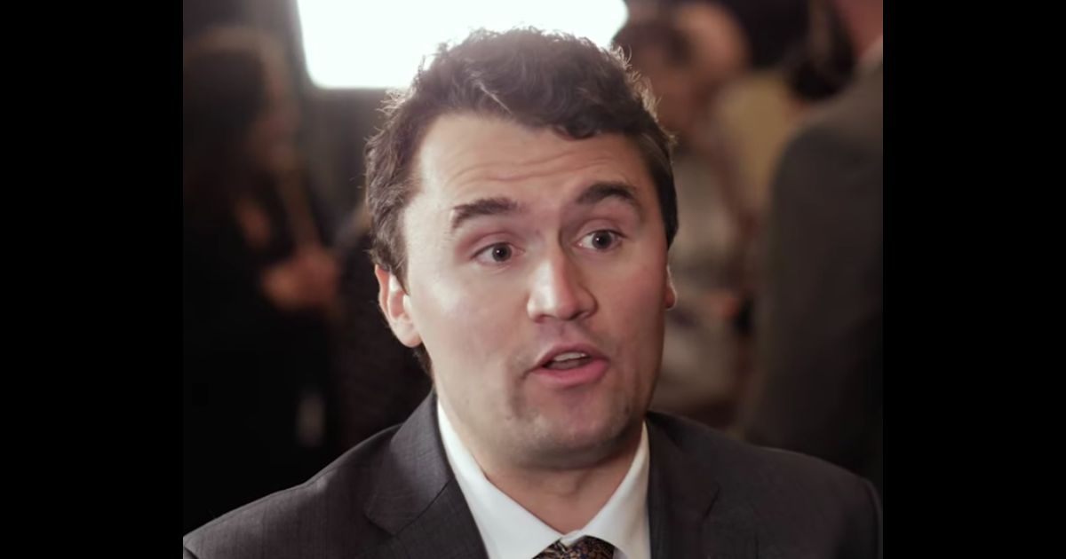 Charlie Kirk is interviewed at the AmericaFest conference in Phoenix.