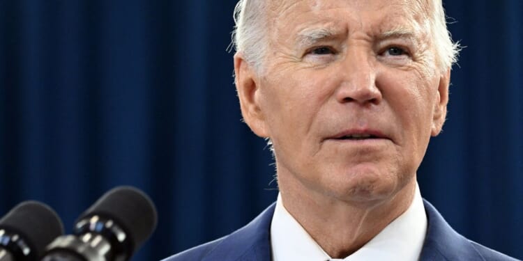 President Joe Biden speaks at Abbotts Creek Community Center in Raleigh, North Carolina, on Thursday.