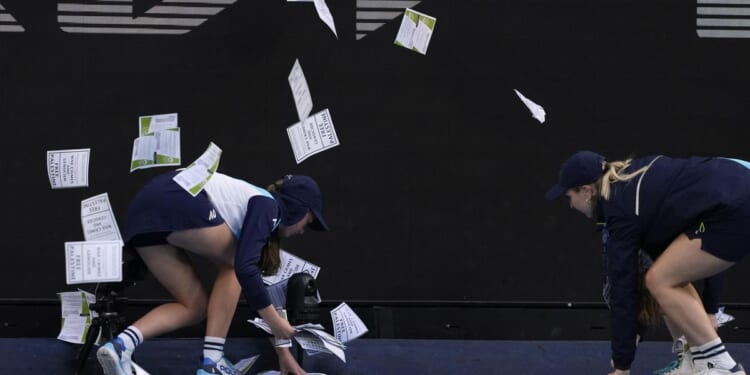 Protester disrupts Australian Open match between Alexander Zverev and Cameron Norrie