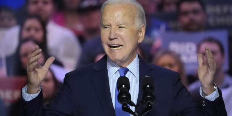 Joe Biden interrupted repeatedly by pro-Palestinian protesters during speech in Virginia