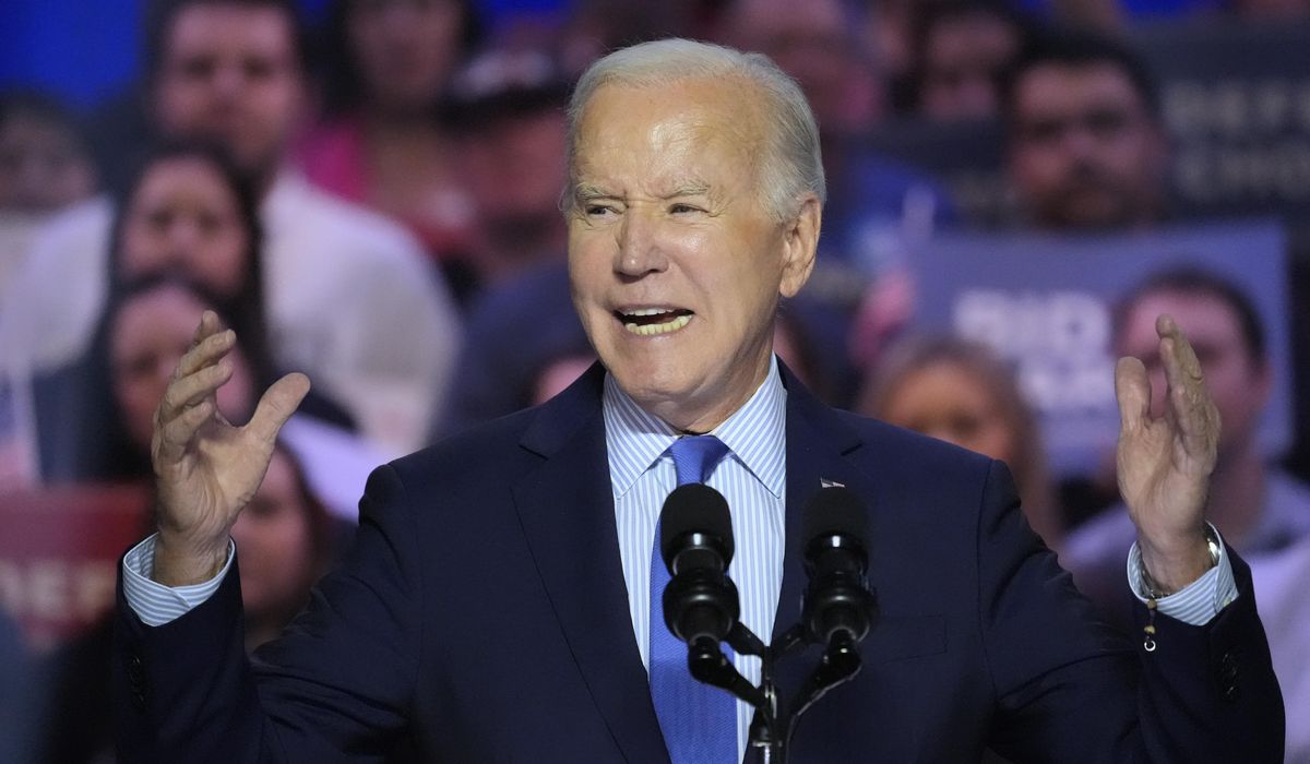 Joe Biden interrupted repeatedly by pro-Palestinian protesters during speech in Virginia