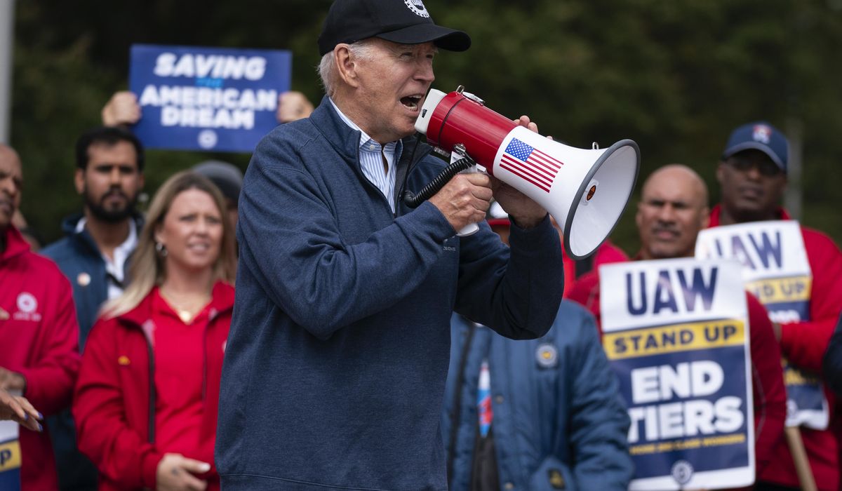 Biden wooing blue-collar vote, to speak at United Auto Workers' political convention