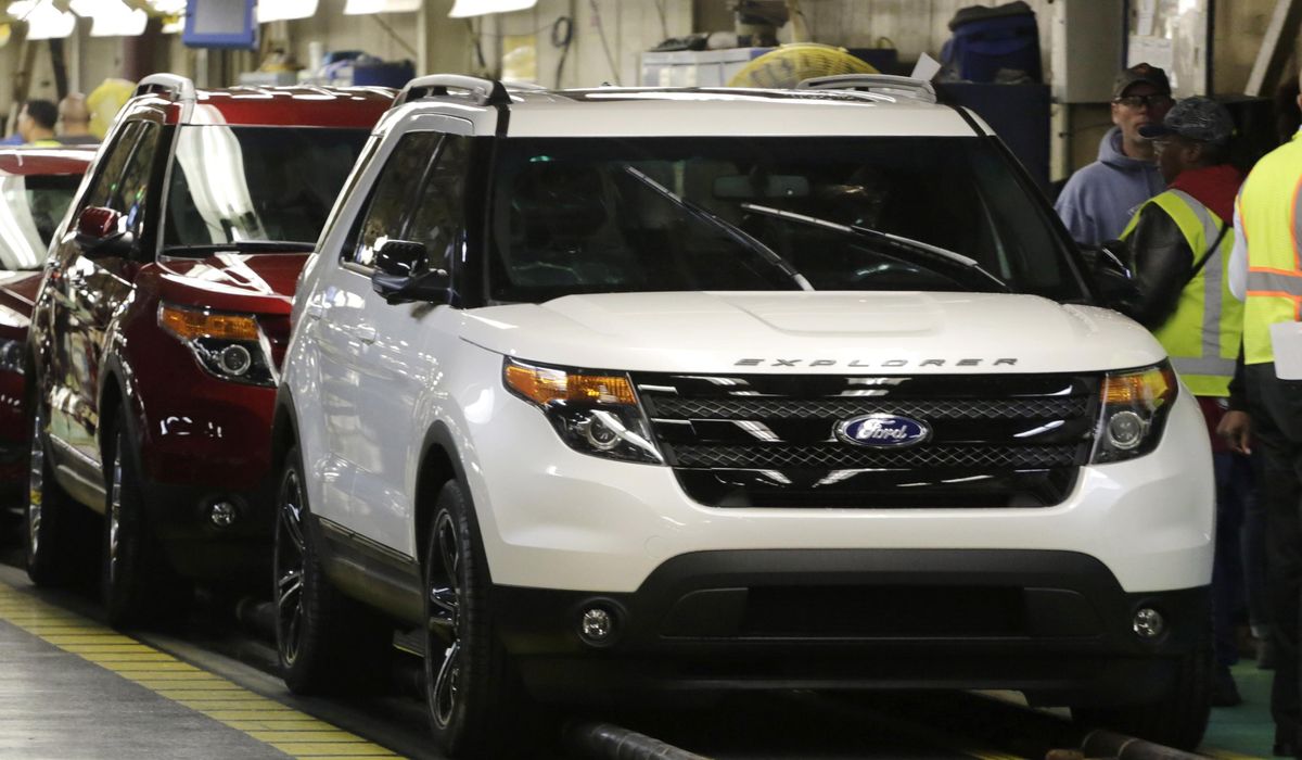 Ford recalling Explorer SUVs to secure trim pieces that can fly off