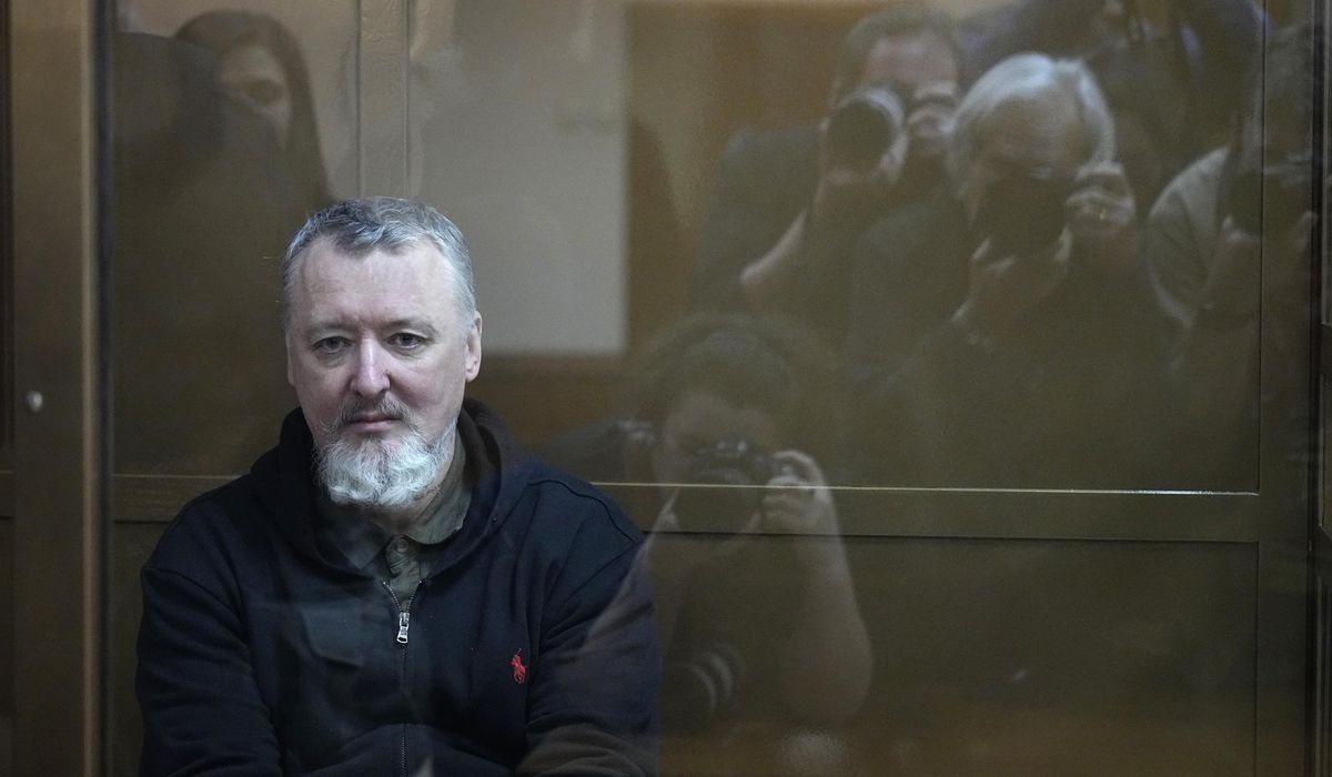 Igor Girkin, separatist rebel leader in Ukraine, sentenced to 4 years in prison in Moscow