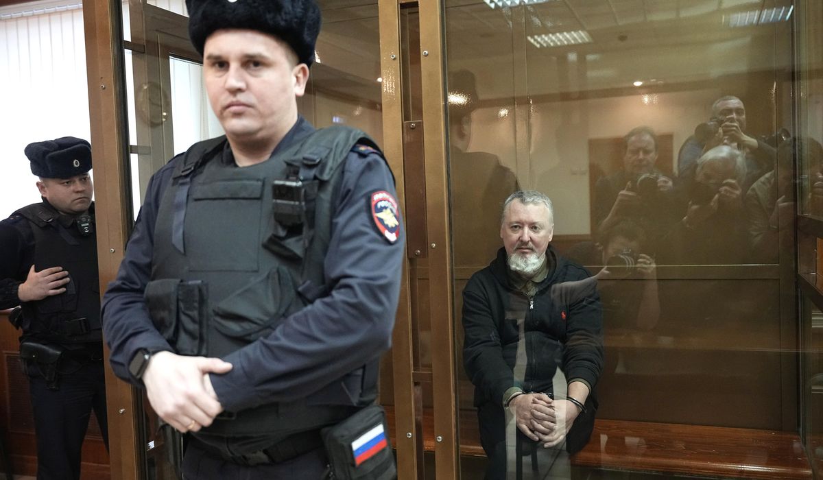 Igor Girkin, pro-war Russian nationalist, gets prison term for criticism of strategy in Ukraine