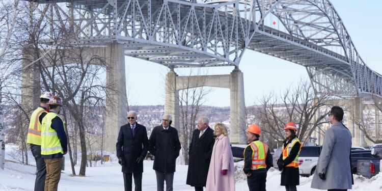 Biden election year pitch on infrastructure takes him to decaying Wisconsin bridge