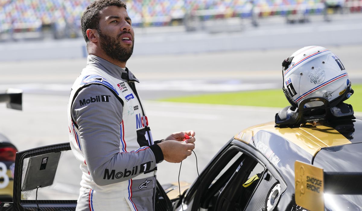 NASCAR represented at Daytona by Toyota team filled by Wallace, Nemechek and Corey Heim