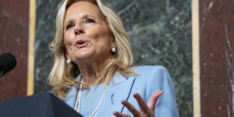 Jill Biden tells school principals 'enough is enough' while promoting a gun safety initiative