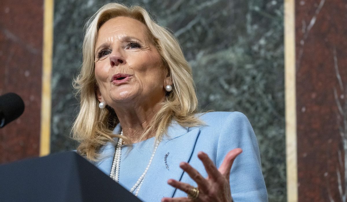 Jill Biden tells school principals 'enough is enough' while promoting a gun safety initiative