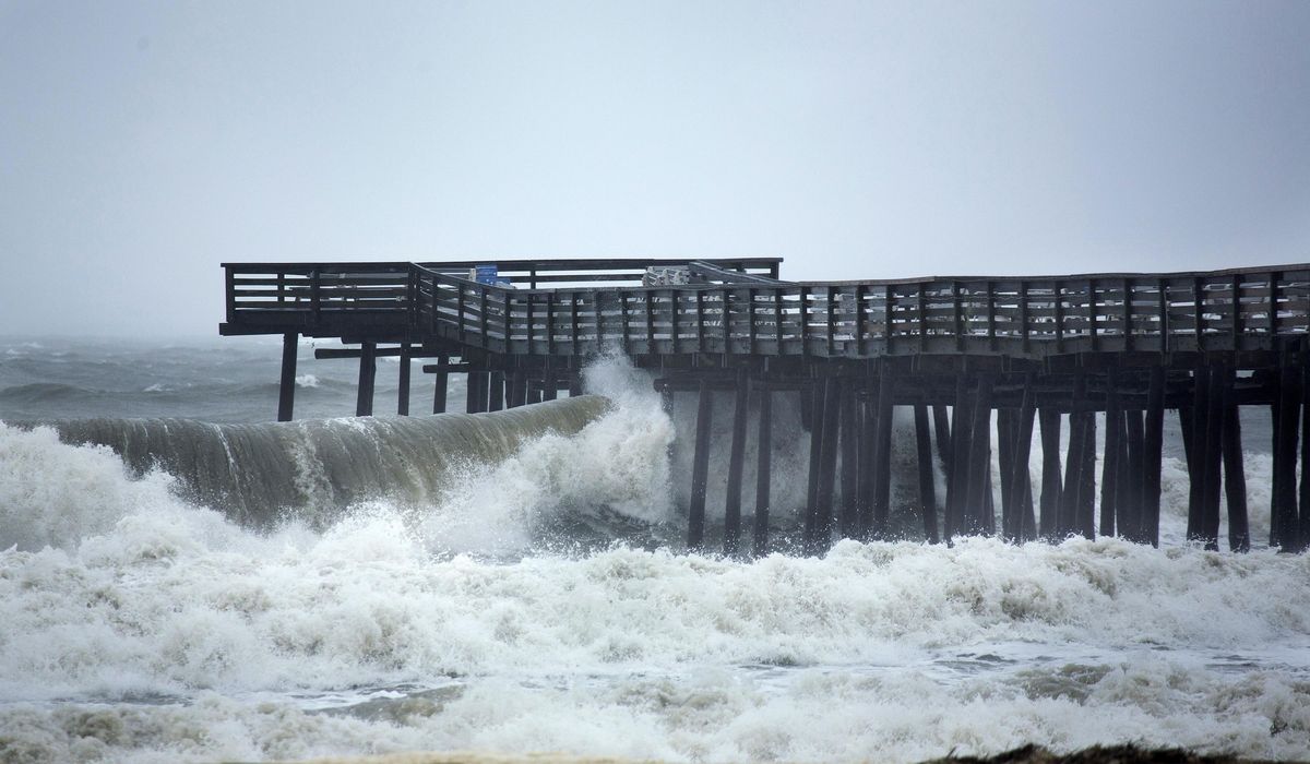 At least one presumed dead after car drives off Virginia Beach Fishing Pier into the ocean