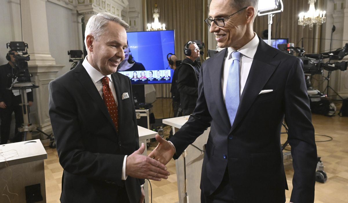 Finland presidential election runoff to feature ex-prime minister and ex-top diplomat