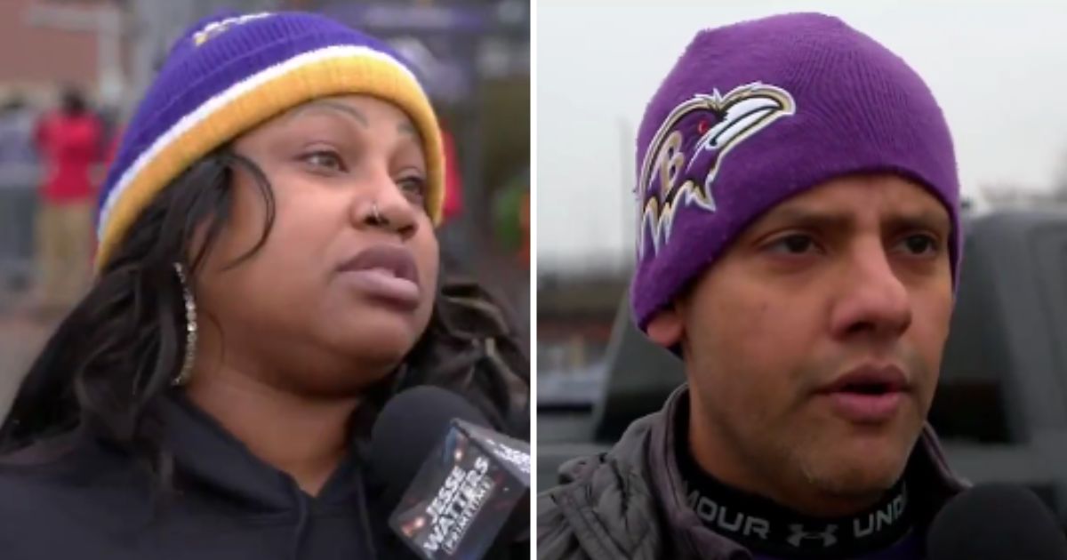 Fans at the AFC championship game in Baltimore on Sunday had some brutal advice for President Joe Biden.