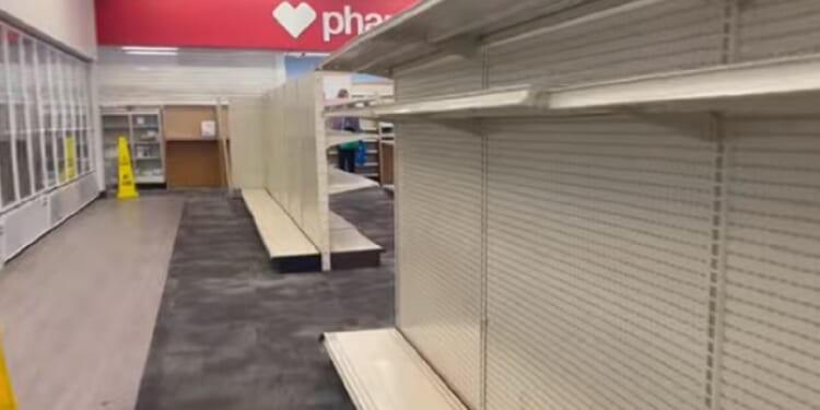 Bare shelves in a Washington, D.C., CVS testify to the toll shoplifting took on the retail store, which announced it is closing in February.