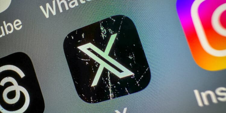 A photo illustration shows the logo of X alongside other social media platforms.