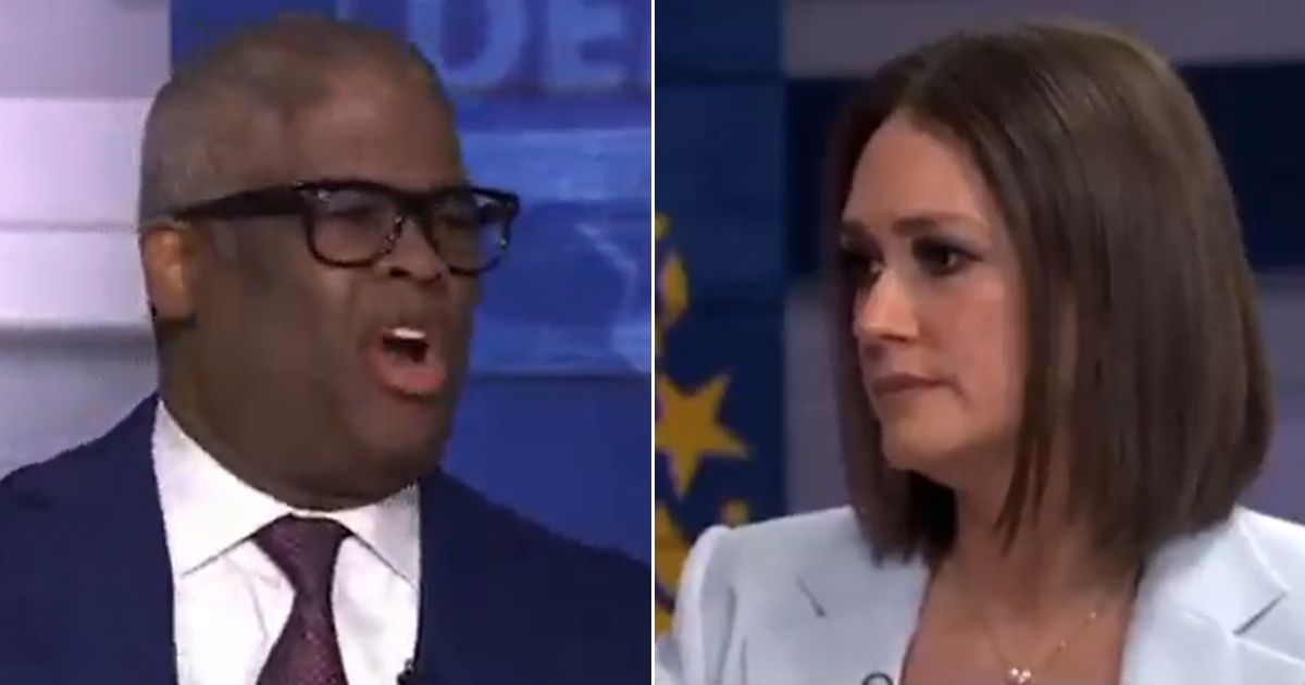 Charles Payne, left, and Jessica Tarlov discuss MAGA on Fox News on Tuesday.