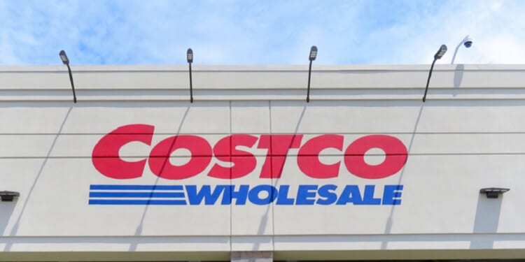 A sign outside a Costco in San Leandro, California, is pictured in a 2019 file photo.