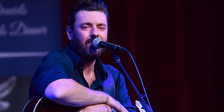 Chris Young performs on stage during the 2023 Charlie Daniels Patriot Awards Dinner in Nashville, Tennessee, on Sept. 13.