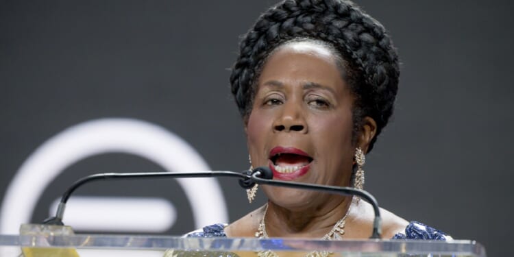 Rep. Sheila Jackson Lee is pictured in a 2023 file photo from an Urban League awards presentation in Houston.