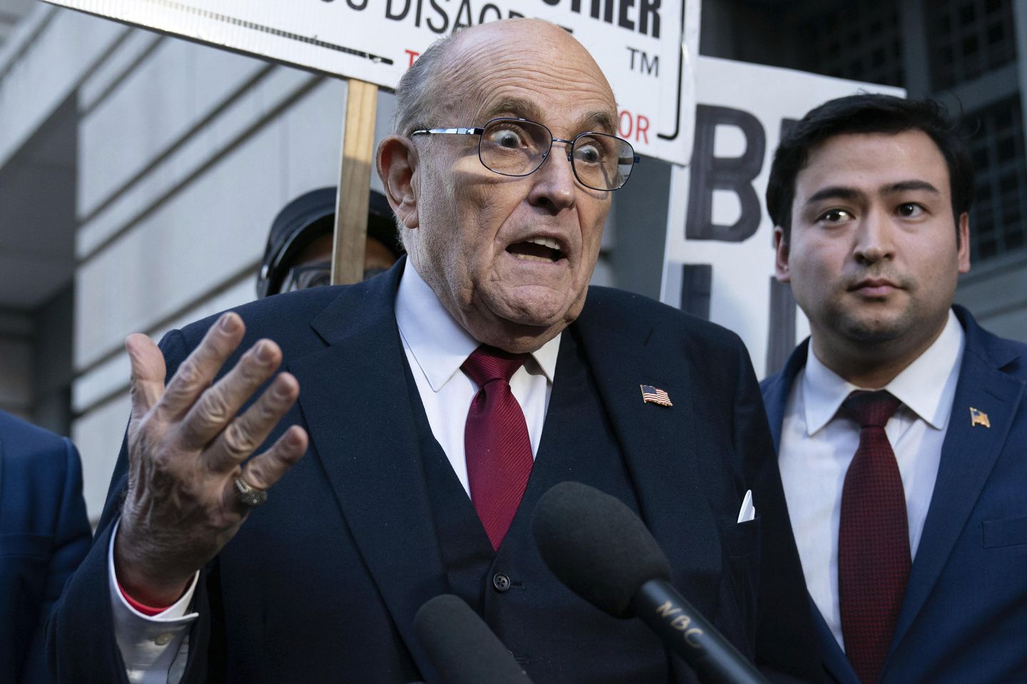 Diverse coalition owed money by Rudy Giuliani meets virtually for first bankruptcy hearing