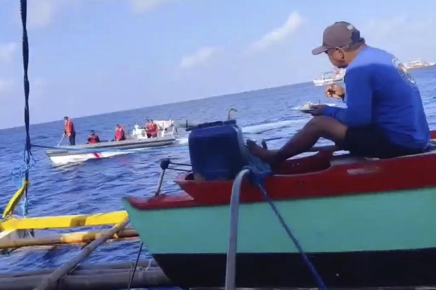 Filipino fisherman to Chinese coast guard in disputed shoal: `This is not your territory. Go away.'