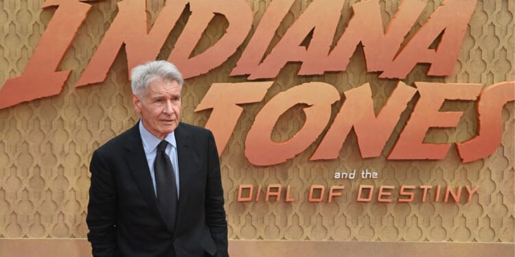 Harrison Ford at the 2023 premiere of "Indiana Jones and the Dial of Destiny."