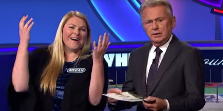 "Wheel of Fortune" contestant Megan, left, lost the bonus round and $40,000, but now a debate has sparked on social media, with some believing she was "robbed."