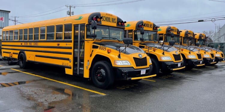 Boston Public Schools buses