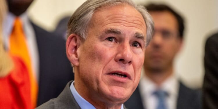 Texas Gov. Greg Abbott speaks during a news conference in Austin, Texas, on March 15.