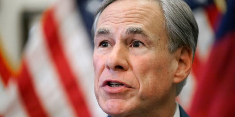 Texas Gov. Greg Abbott speaks during a news conference in Austin, Texas, on June 8, 2021.