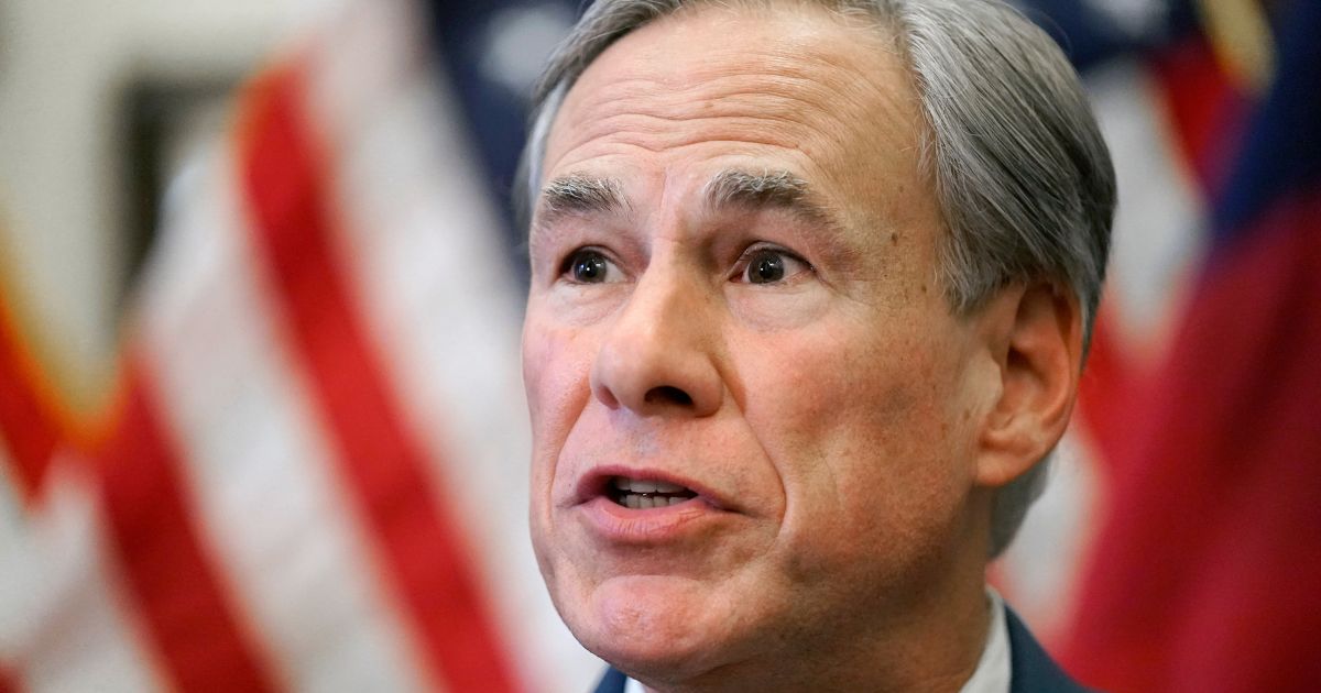 Texas Gov. Greg Abbott speaks during a news conference in Austin, Texas, on June 8, 2021.