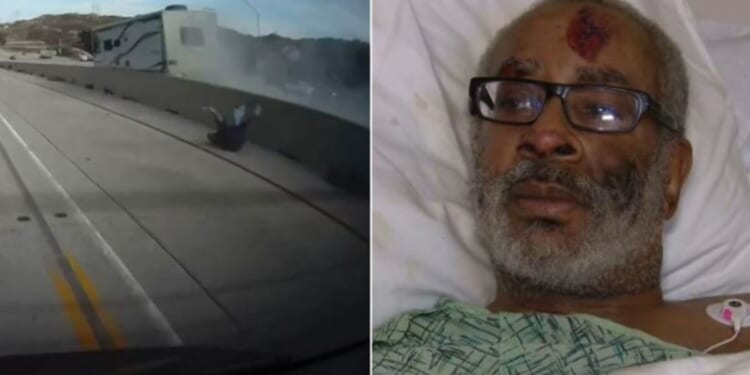 Former ESPN sportscaster Cordell Patrick was seriously injured after he was ejected from an RV on a busy California freeway.