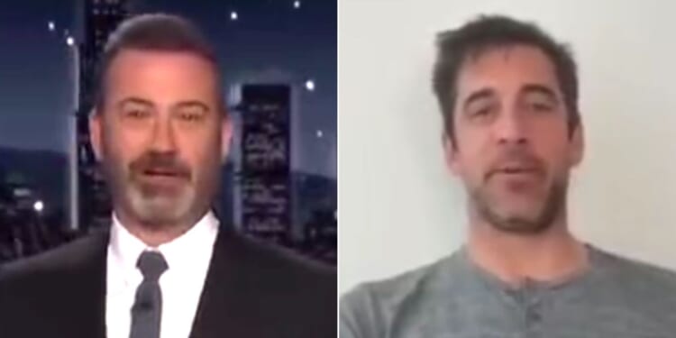 The Jimmy Kimmel - Aaron Rodgers feud over the Epstein list dates back at least to March 2023.