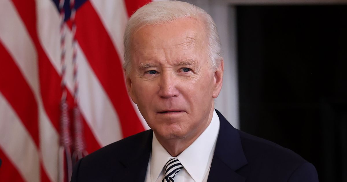 President Joe Biden attends a meeting of the Reproductive Health Task Force at the White House in Washington, D.C., on Monday.