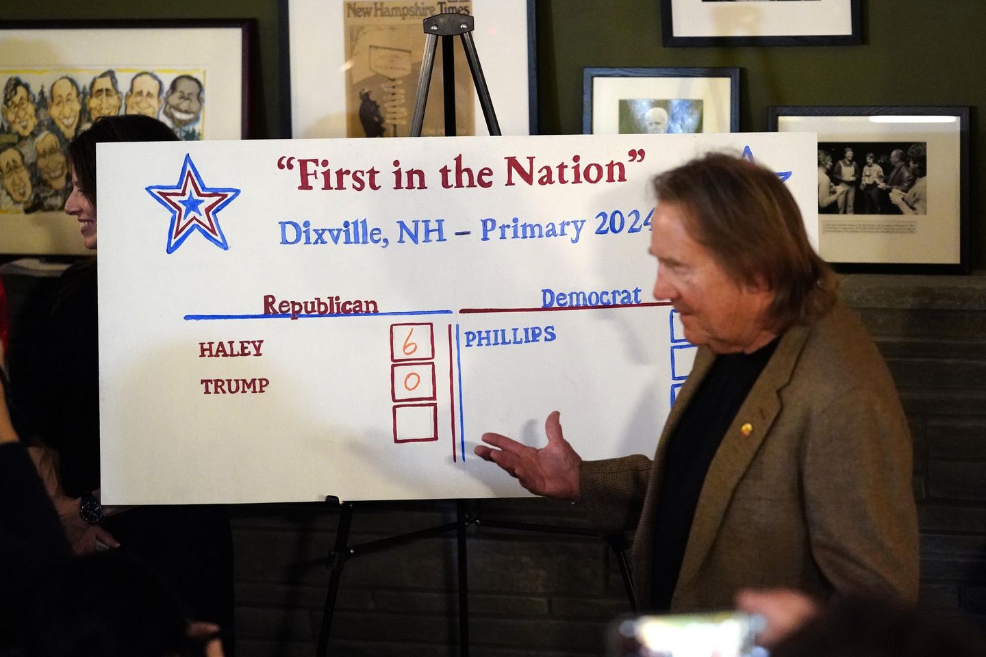 Nikki Haley sweeps Dixville Notch's primary, winning all 6 votes