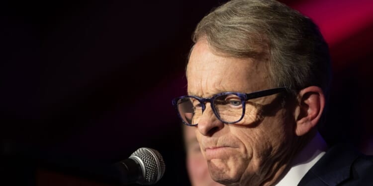 Ohio Gov. Mike DeWine, seen in a 2018 photo, vetoed the legislation penalizing health care providers for "gender-affirming care," but the legislature on Tuesday overrode the veto.