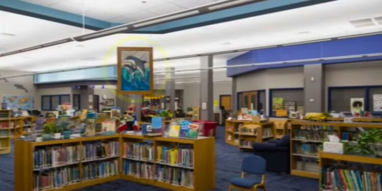 A pornographic video may have been filmed in the library of Eisenhower International School in Tulsa, Oklahoma.