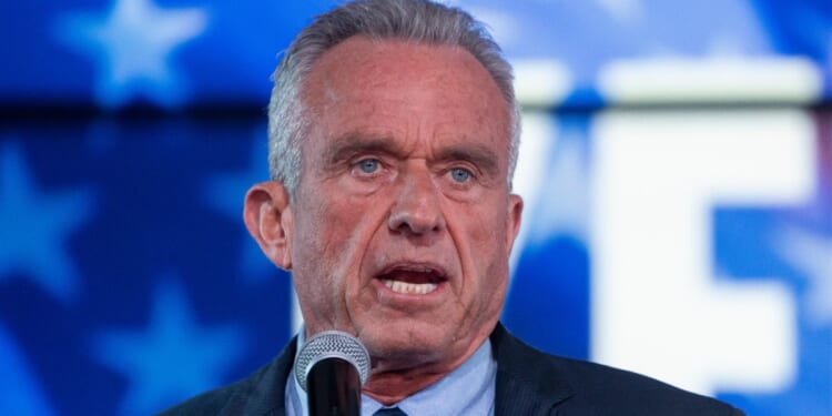 Independent presidential candidate Robert F. Kennedy Jr. speaks during a campaign rally at Legends Event Center in Phoenix on Dec. 20.