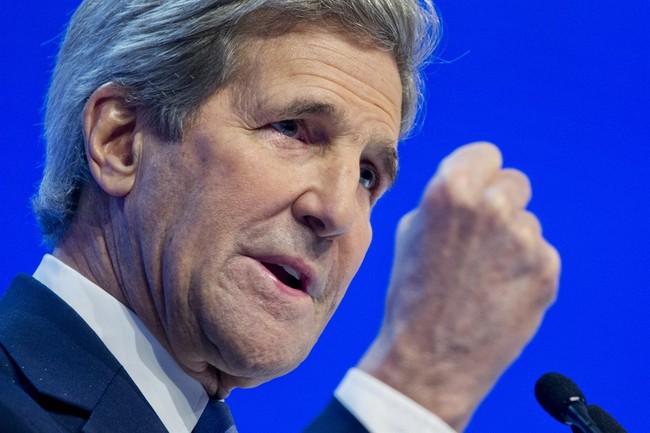 Rebel News Reporter Confronts Kerry at Davos – PJ Media