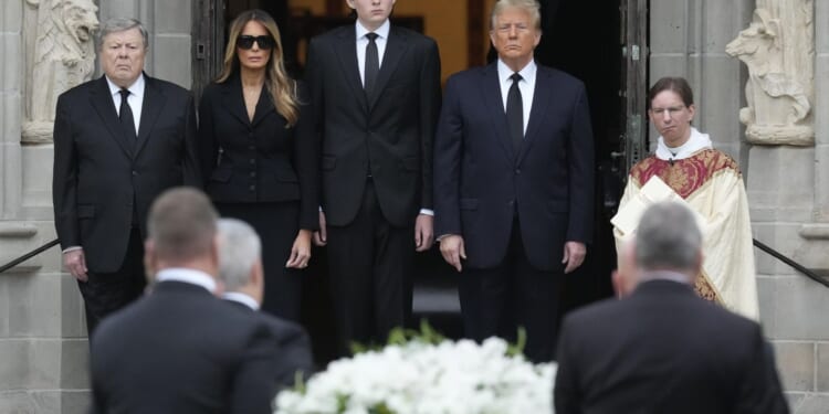 Trump attends mother-in-law's funeral in Fla. while N.Y. trial resumes