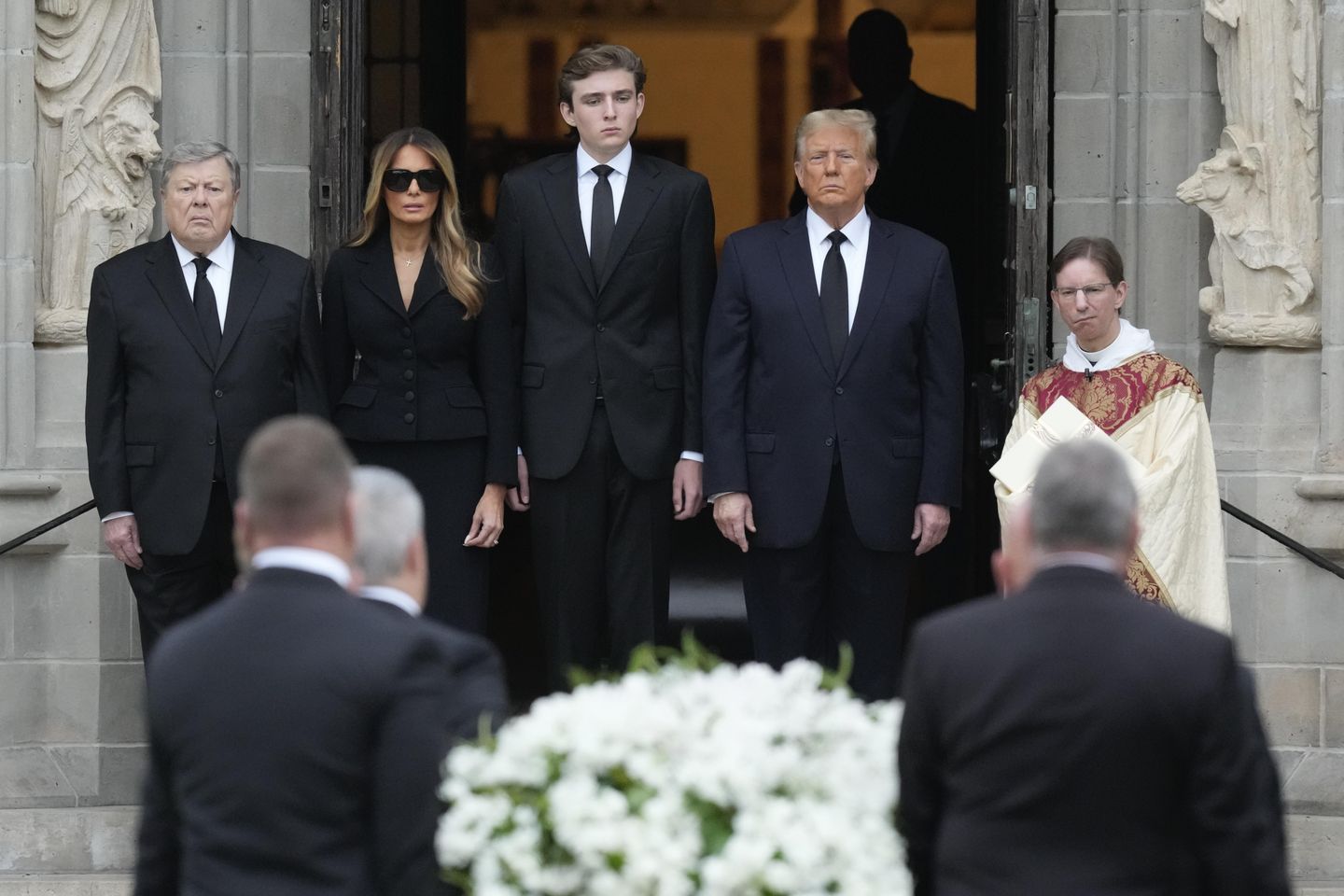 Trump attends mother-in-law's funeral in Fla. while N.Y. trial resumes