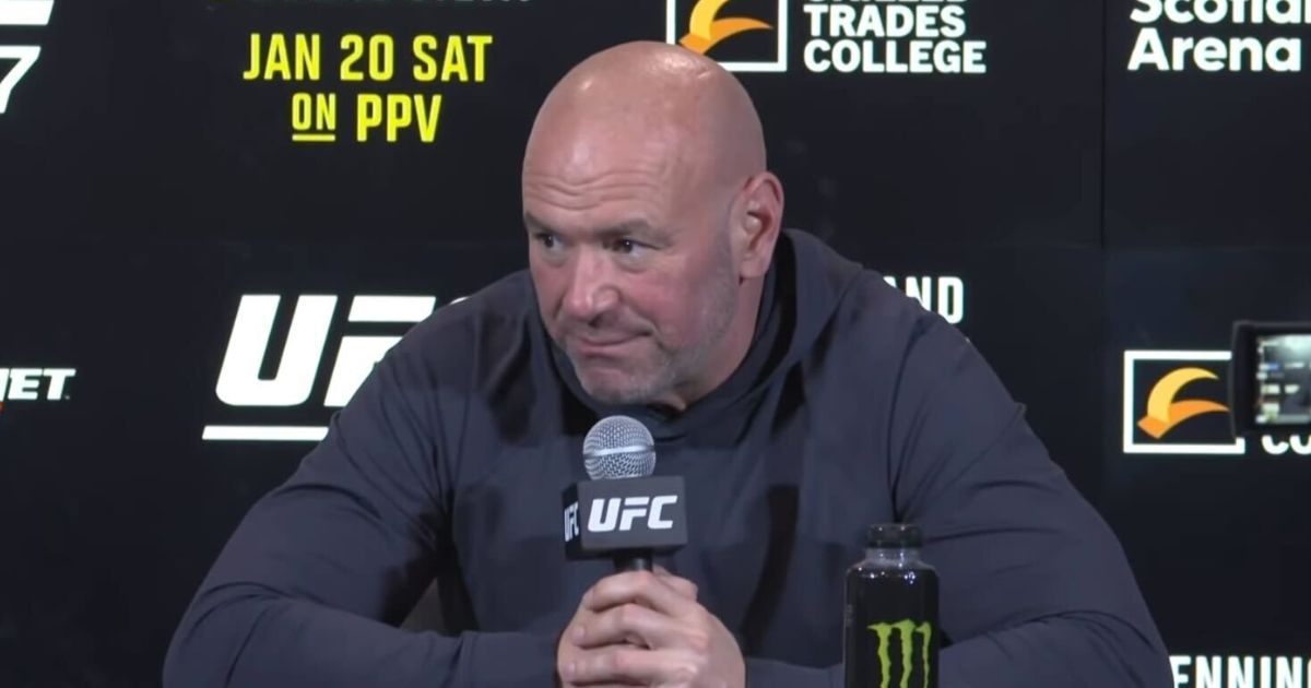 On Sunday, UFC President Dana White gave a news conference discussing UFC 297.