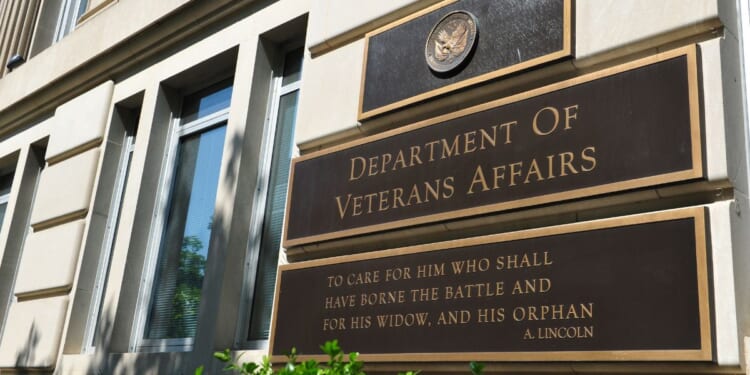 The Veterans Affairs building in Washington, D.C.