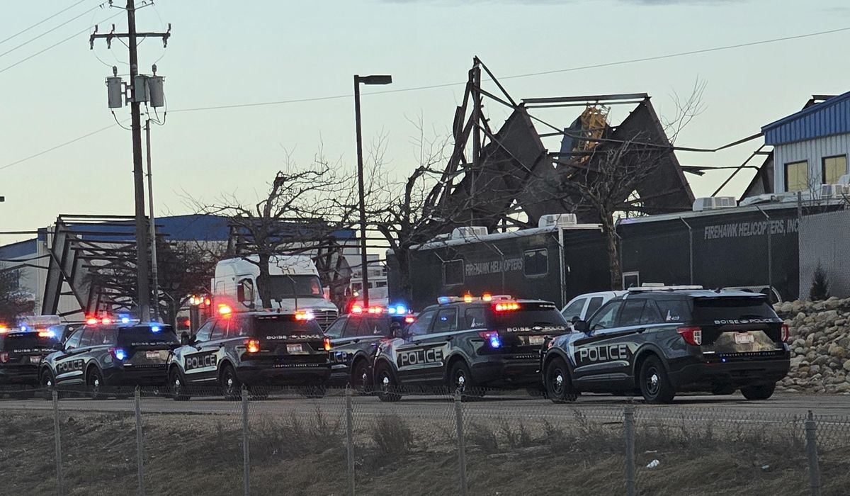 Boise airport hangar collapse: About a dozen people hurt, officials say