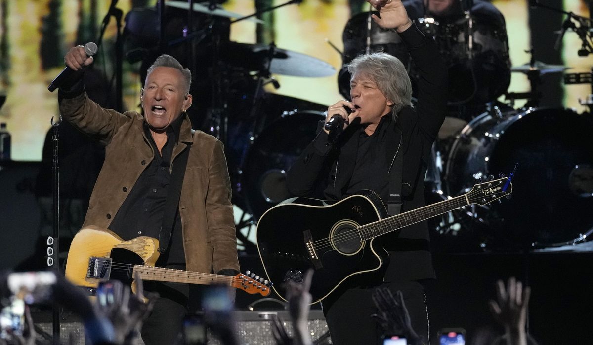 New Jersey kicks off Grammy weekend with native sons Jon Bon Jovi and Bruce Springsteen