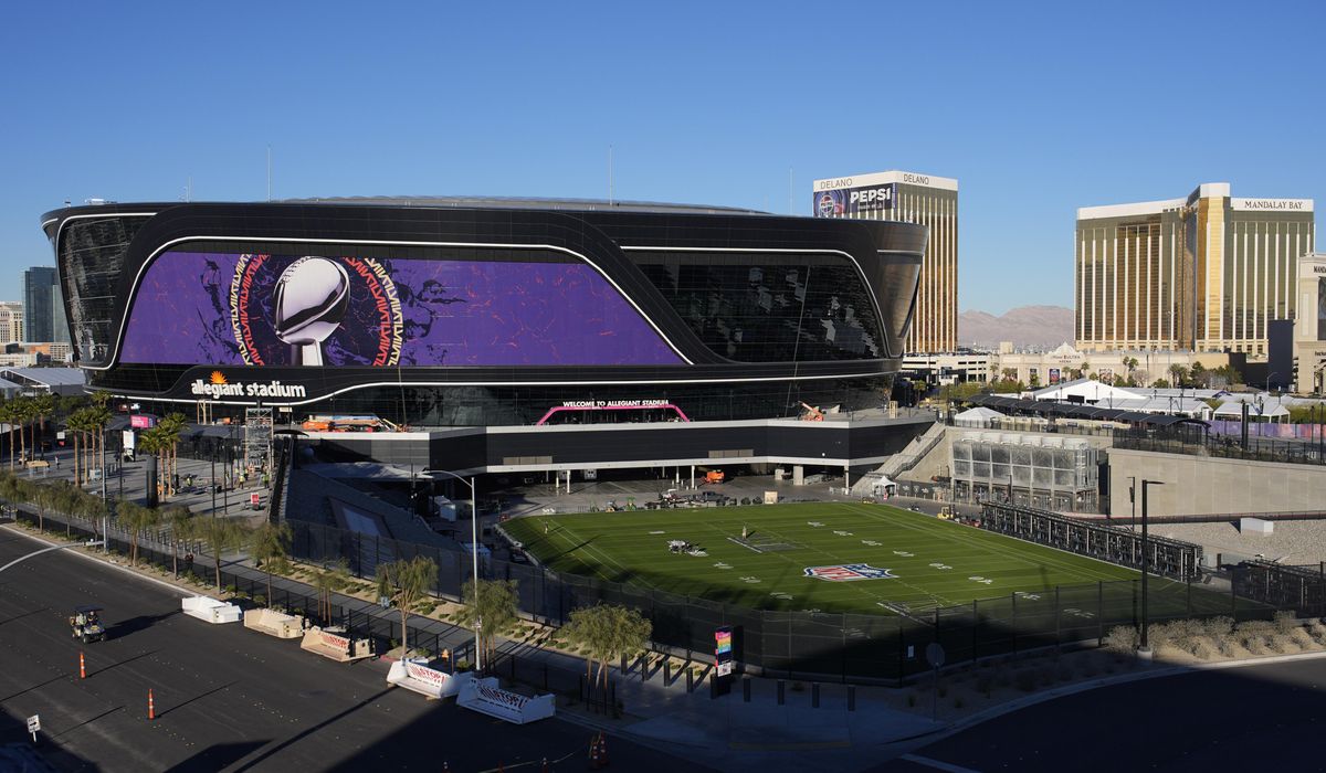 Allegiant Stadium preparing to host for Chiefs vs. 49ers Super Bowl in glitzy Las Vegas venue