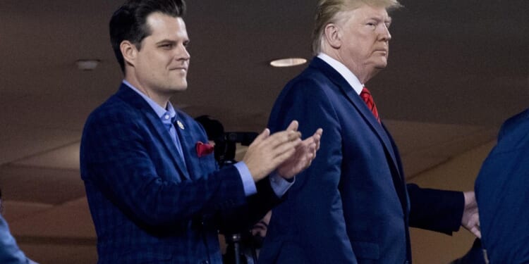 Matt Gaetz pushes a House resolution proclaiming Trump is not an insurrectionist