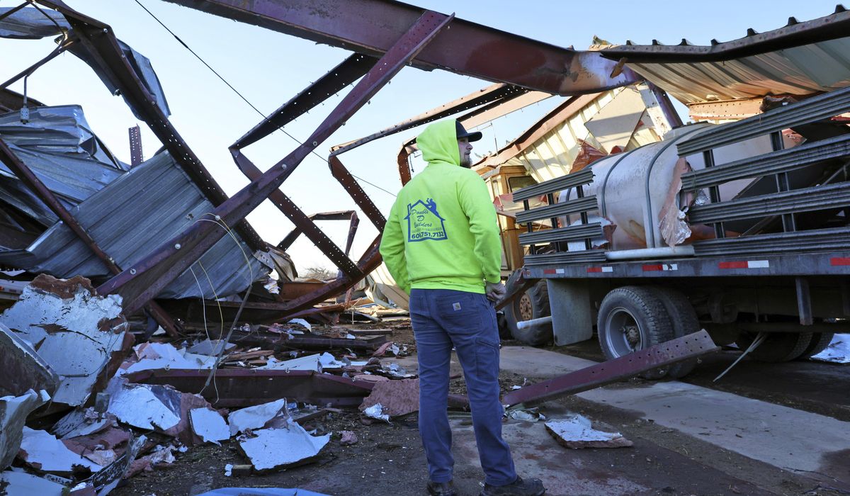 Summer-like conditions with record temperatures lead to first Wisconsin tornado in February