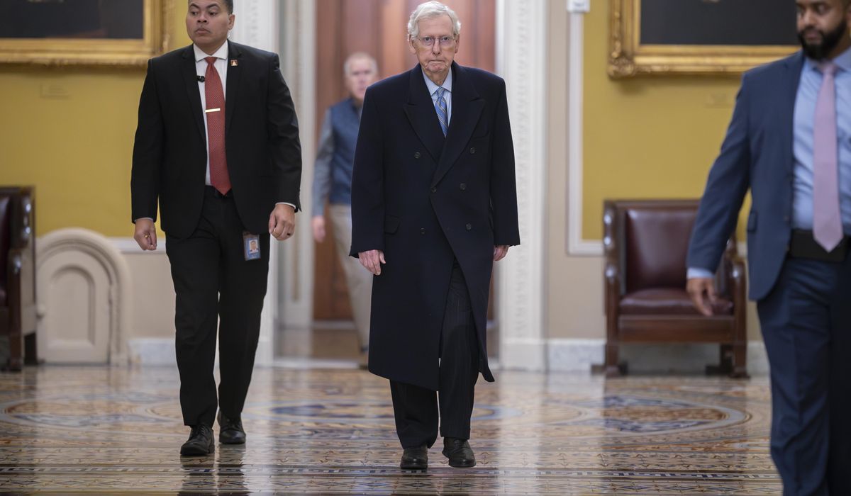 Mitch McConnell fires back at GOP critics of Ukraine aid